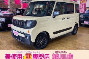 スペーシアギア HYBRID XZ 4WD 両側電動スライドドア（シフォンアイボリー）