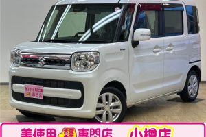 スペーシア 660ハイブリッドX 4WD アップグレードPKG　バックカメラ付きナビ (ピュアホワイト)