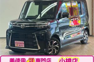 ダイハツ タント660 カスタム X 4WD　純正バックカメラ付　Aストップ （ブラック）