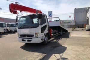 平成18年　ファイター 4ｔ3段クレーン付セフティローダー　★フックイン★ローダー・ウインチラジコン★車検令和7年3月★